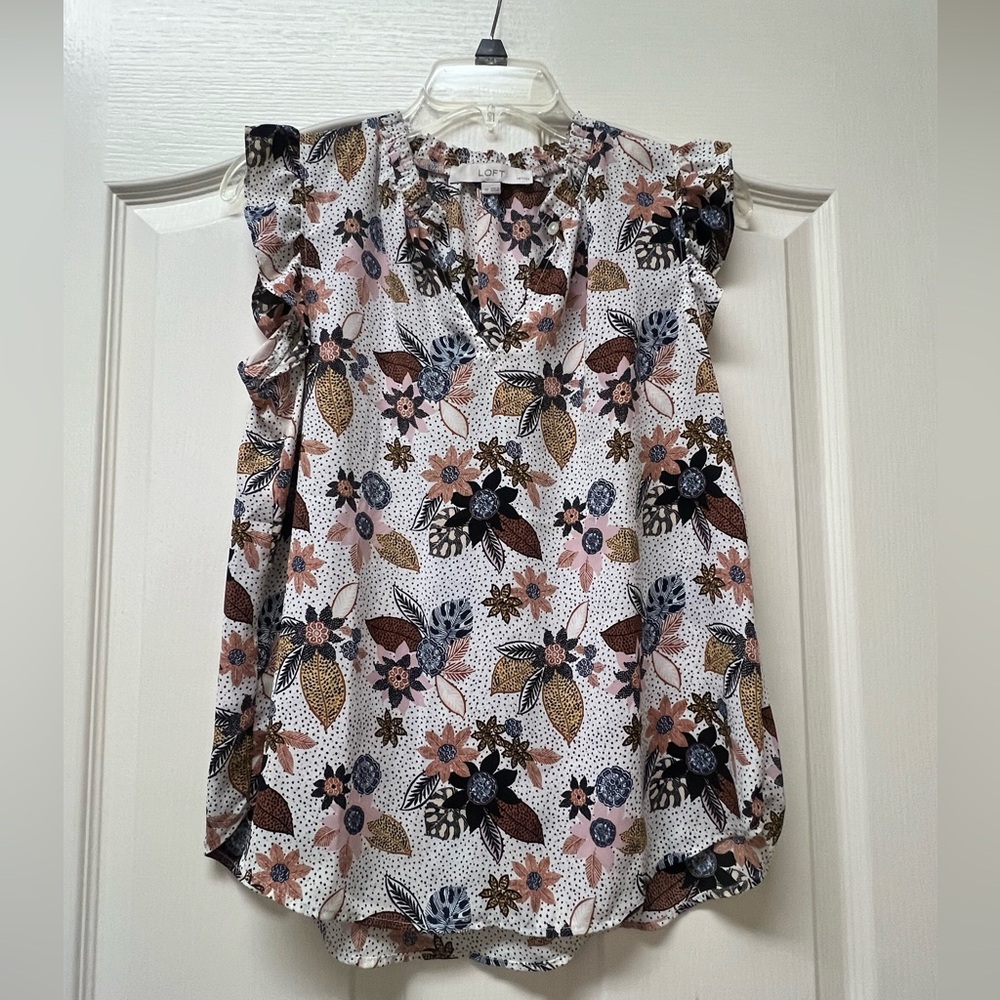 Loft Short Sleeve Blouse